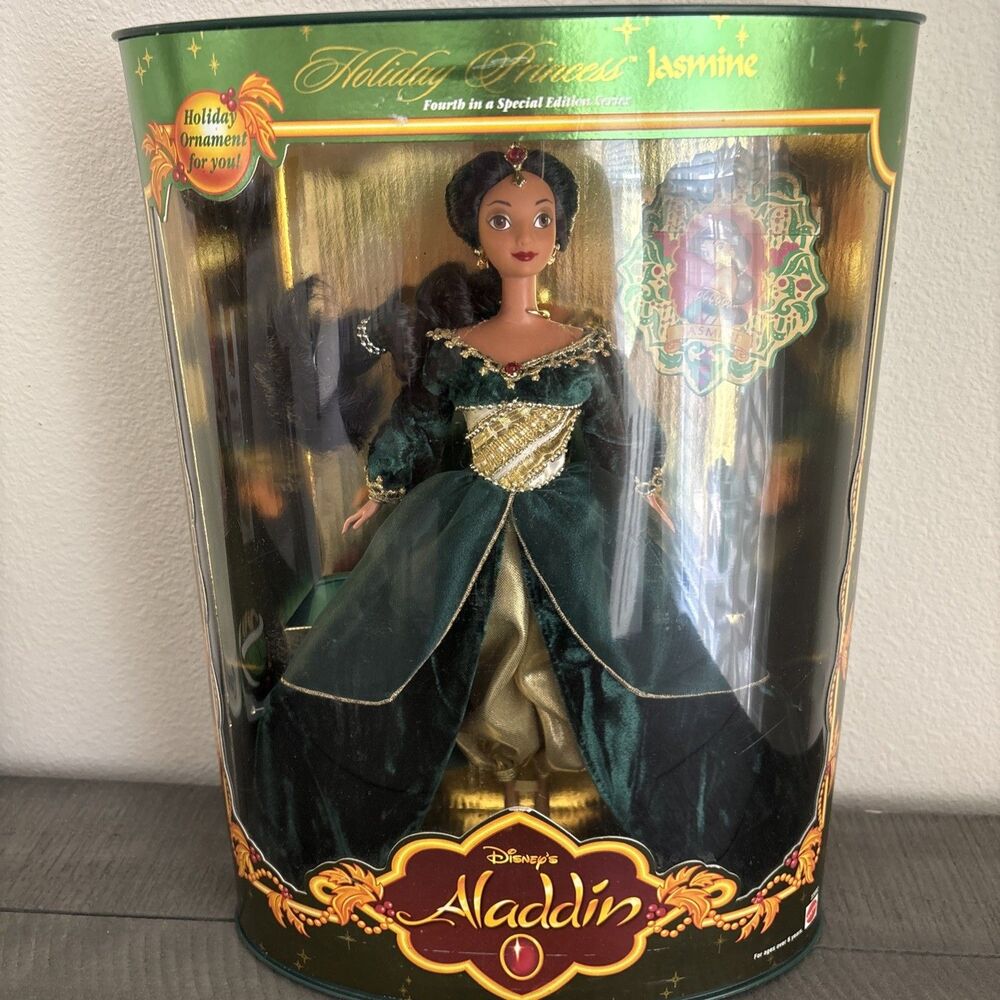 Barbie Doll Disney Aladdin Jasmine Holiday Princess 1999 Mattel Special Edition
